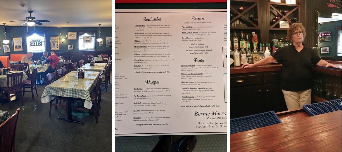 Bernie Murray's Menu